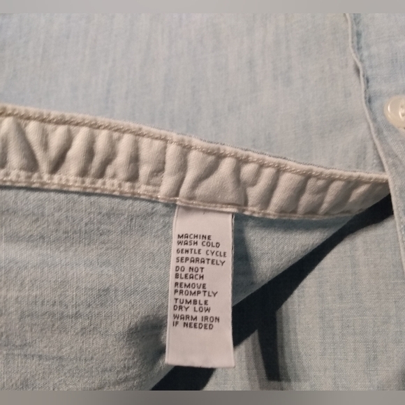 POLO Ralph Lauren Naval Rescue Denim Chambray Light Short Sleeve Button up shirt - Picture 14 of 16